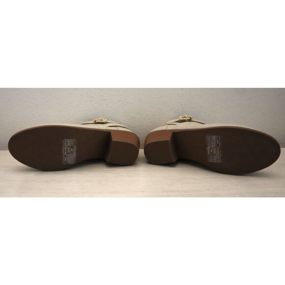 Vionic J0765L2250 Women's Sz 6W Oatmeal/Beige Leather Farrah Ankle Boots - Picture 11 of 13